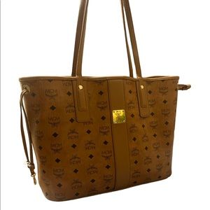Authentic Reversible MCM shipping tote